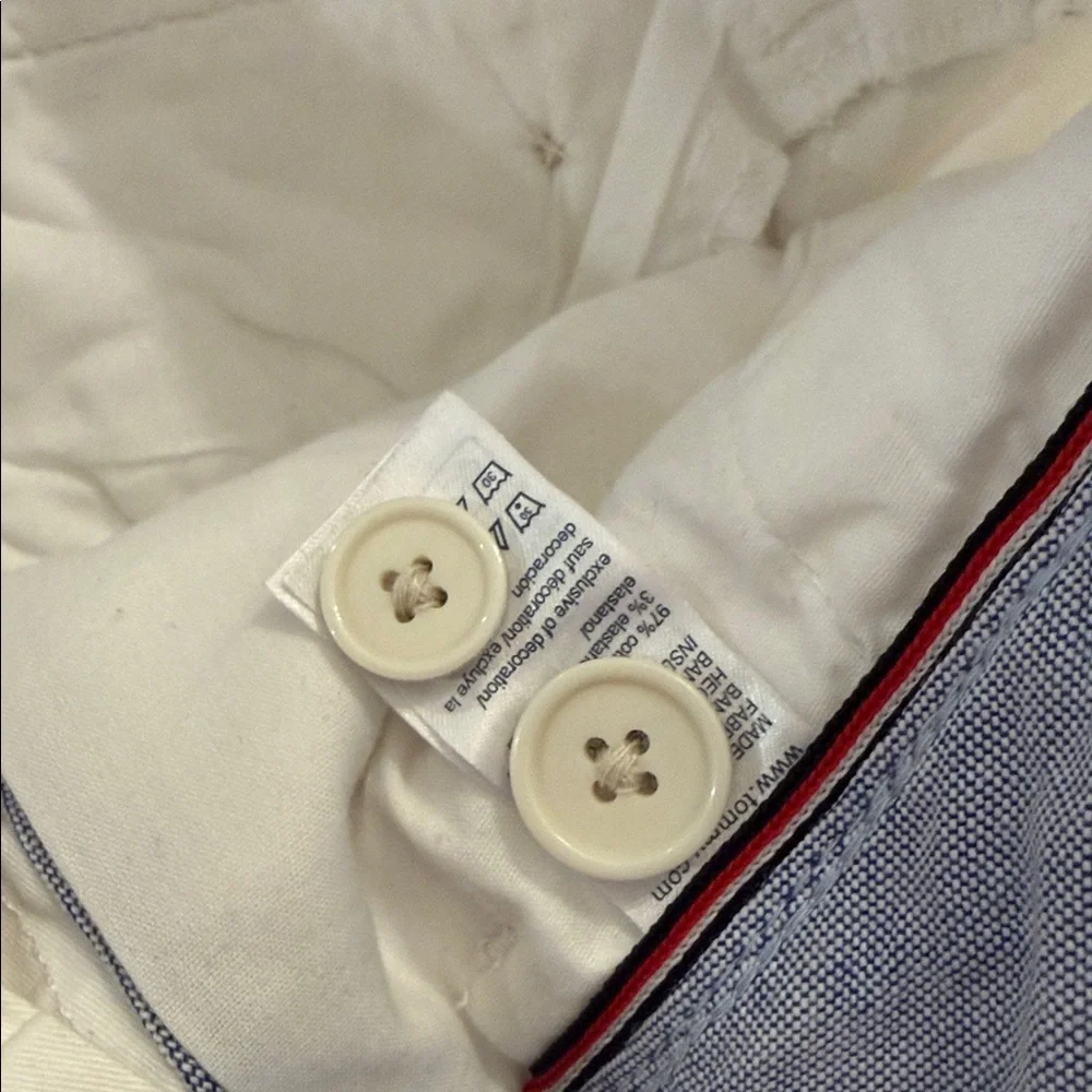 Tommy Hilfiger Classic White Men's Shorts Size 31